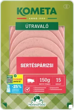 Kometa Útravaló szel.sertéspárizsi 150g vg.