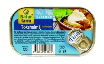 NF.Tőkehalmáj saját olajában 120g