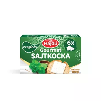 Kőröstej Gourmet sajtkocka oregánós 100g