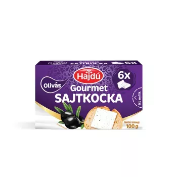 Kőröstej Gourmet sajtkocka olívás 100g