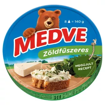 Medve zöldf.kördobozos sajt 140g