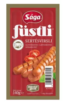 Sága füstli sertés virsli 140g