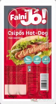 Sága Falni jó hotdog csípős 20x140g