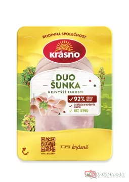 Krásno Duo csemege sonka 92%